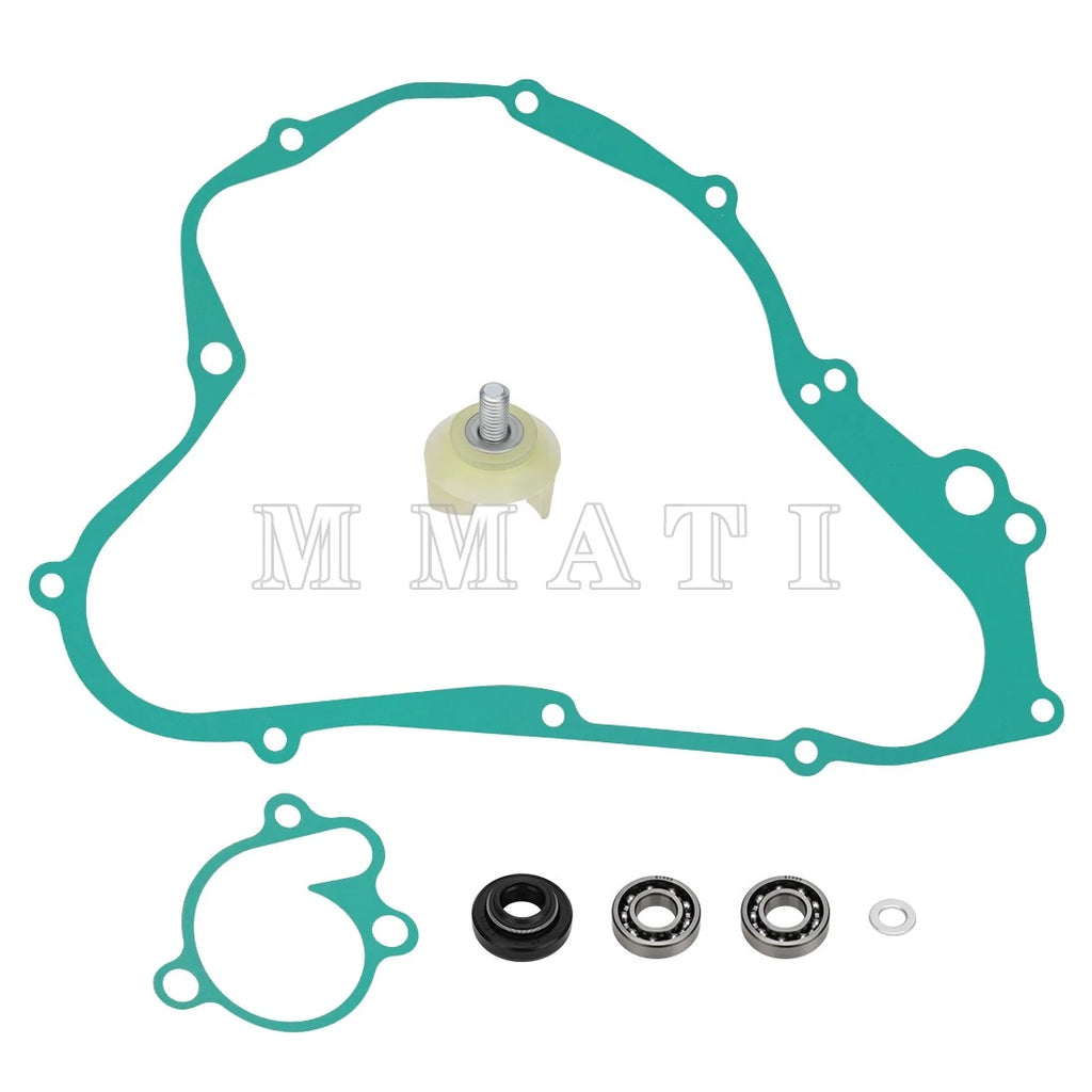 Water Pump Rebuild Kit w/ Impeller Shaft Bearing Seal for Suzuki RM125 (1992–2000)