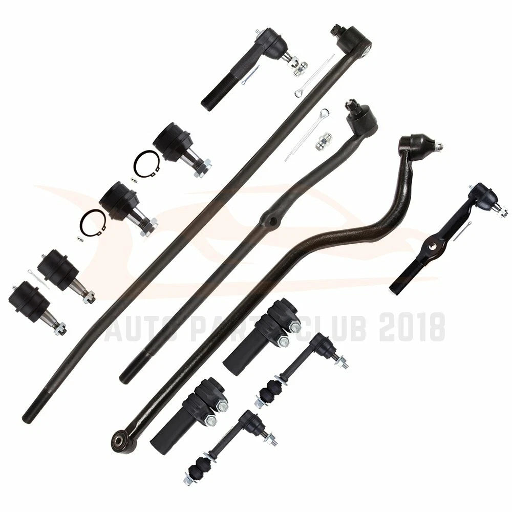 Set of 13 Front End Suspension Tie Rod Ball Joints for Dodge Ram 1500 2500 (1994–1997)