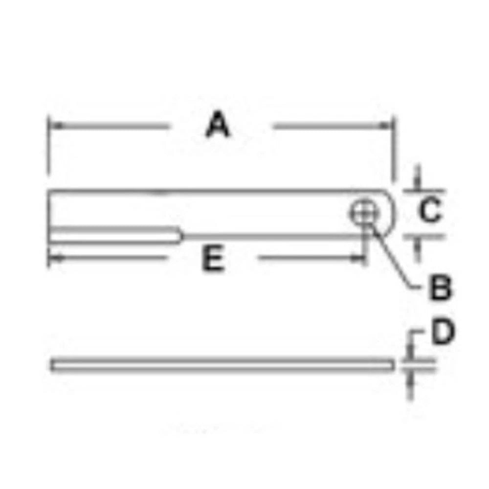 Rotary Cutter Blade SM7557 for Bush Hog 1207, 1220, 1256, 1257, 1257R-2++