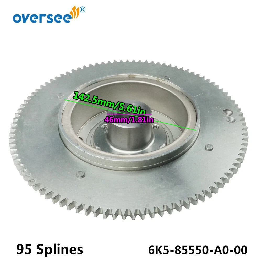 Flywheel Rotor for Yamaha Outboard 60HP 70HP (6K5-85550-A0)
