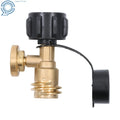 Universal QCC1 Propane Tank Gauge for 5-40 lb Tanks with POL Connection