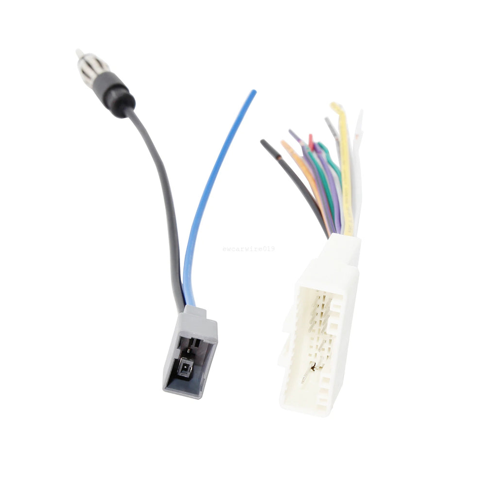 Stereo Radio Wire Harness Connector + Antenna Adapter for Infiniti G37 (2008–2013)