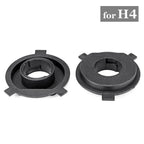 2 x H4 LED Car Headlight Bulb Base Adapter Socket Retainer Holder for Cars