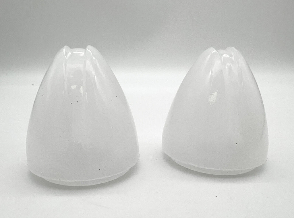 Parking Light Lenses Milky Glass Pair for 1937–1939 Chevy Passenger Car