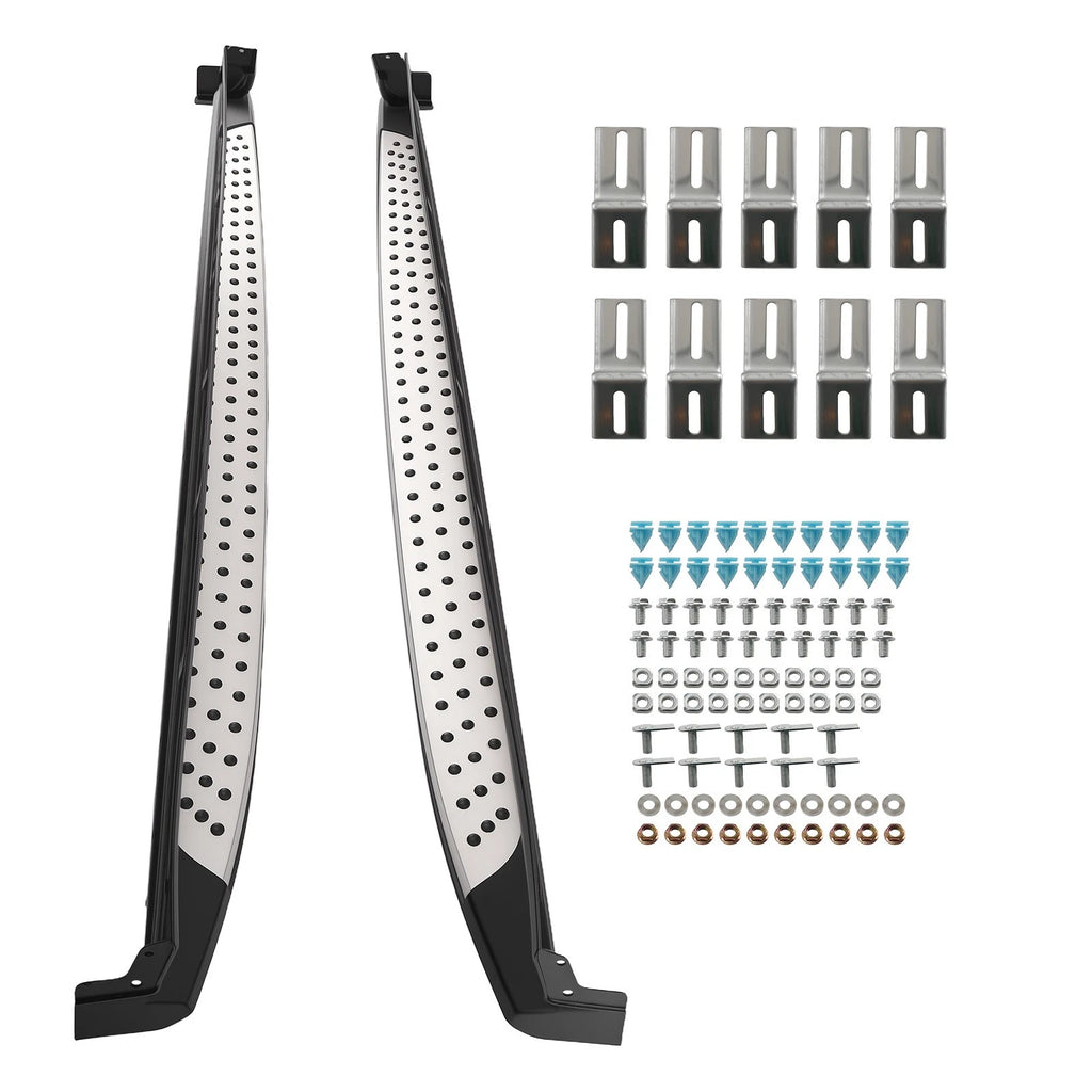 Black Nerf Bars for Hyundai Santa Fe (2019–2023) Aluminum Alloy Steps