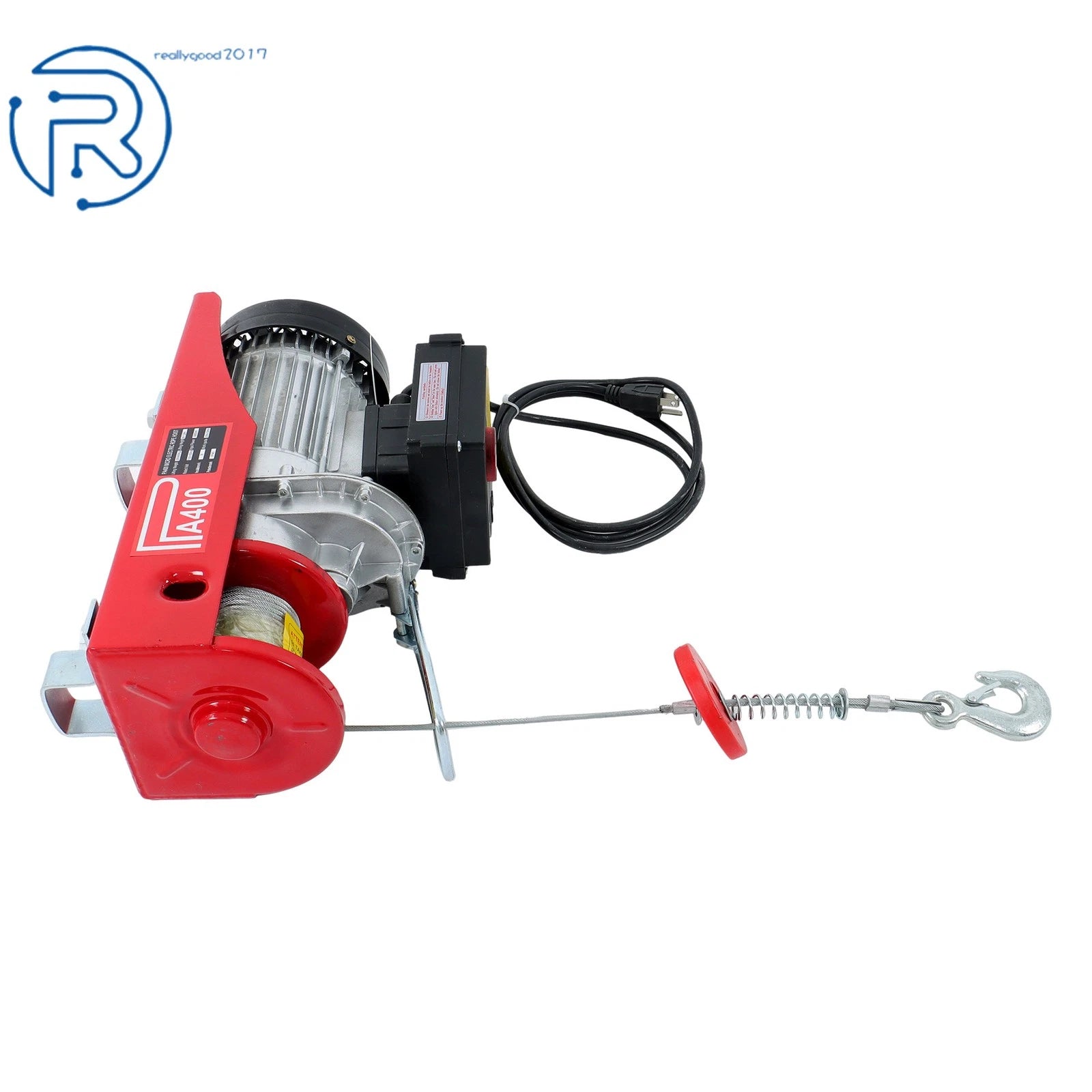Electric Hoist 880lbs with 328ft Wireless Remote Control (110V)