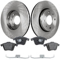Brake Disc and Pad Kit for Volvo S40 (2004–2011) Front Left & Right