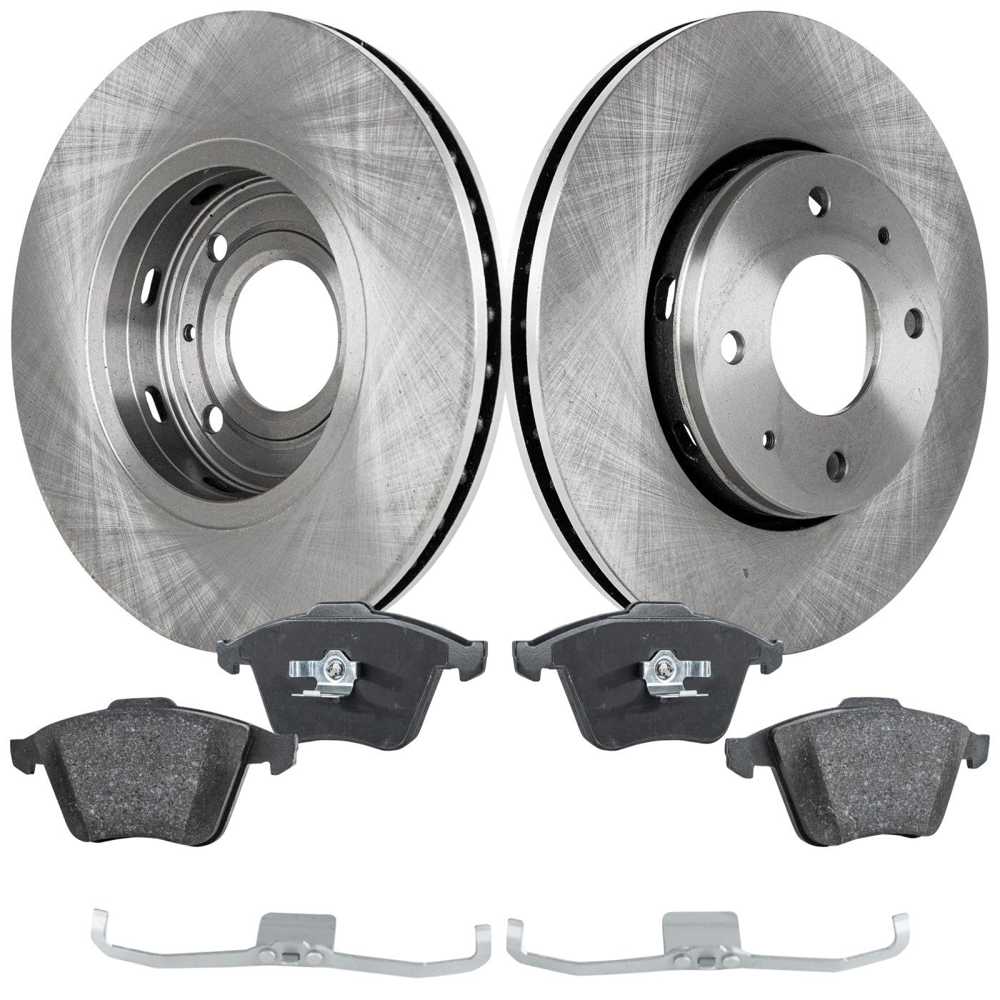 Brake Disc and Pad Kit for Volvo S40 (2004–2011) Front Left & Right