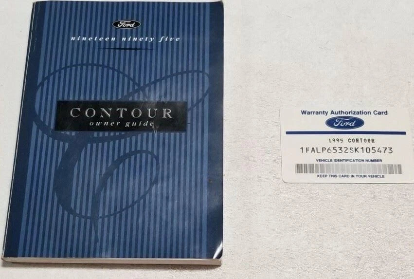 Owner Manual with Case for Ford Contour (1995) OEM