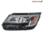 Headlight with LED for Ford Explorer (2016–2018) Chrome Housing Left