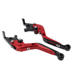 CNC Red Extendable Brake Clutch Levers for Kawasaki Z1000 ZX9R ZX6R (2003-2023)