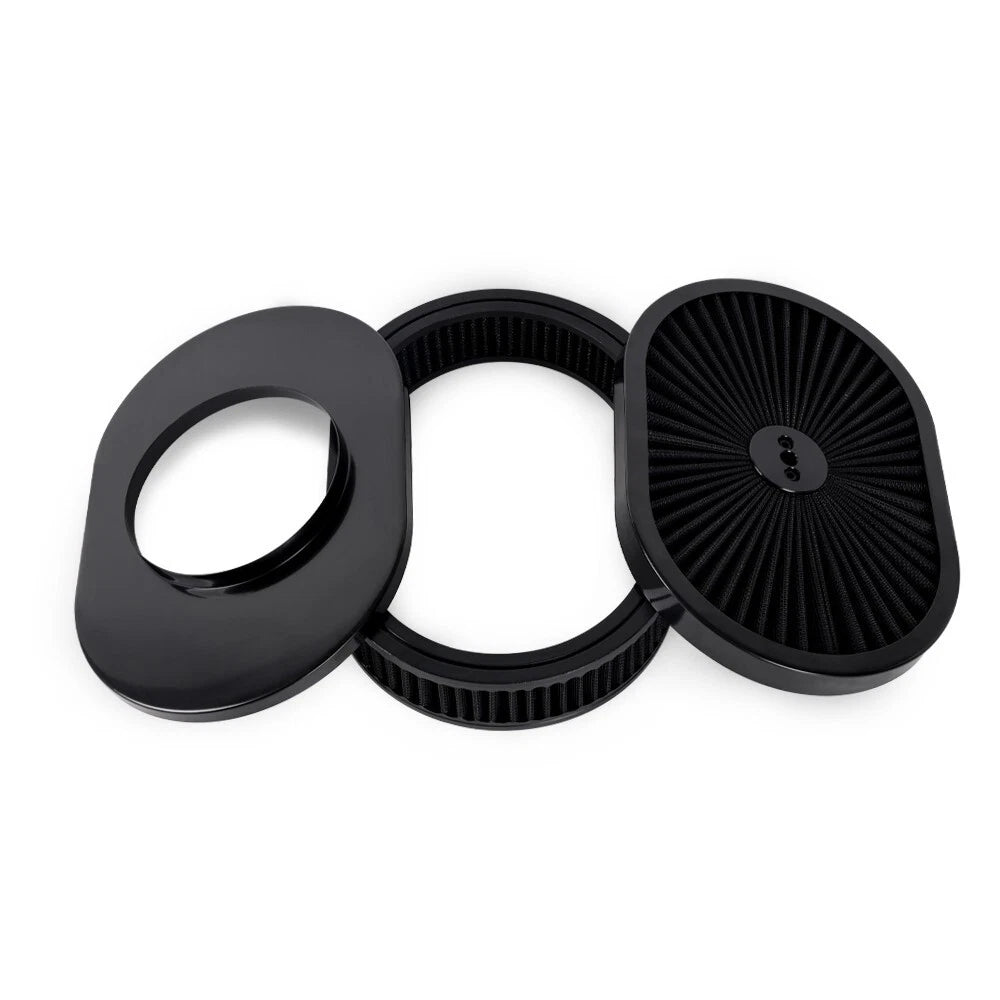 12" Oval Super Flow Air Cleaner for Ford (SBC)
