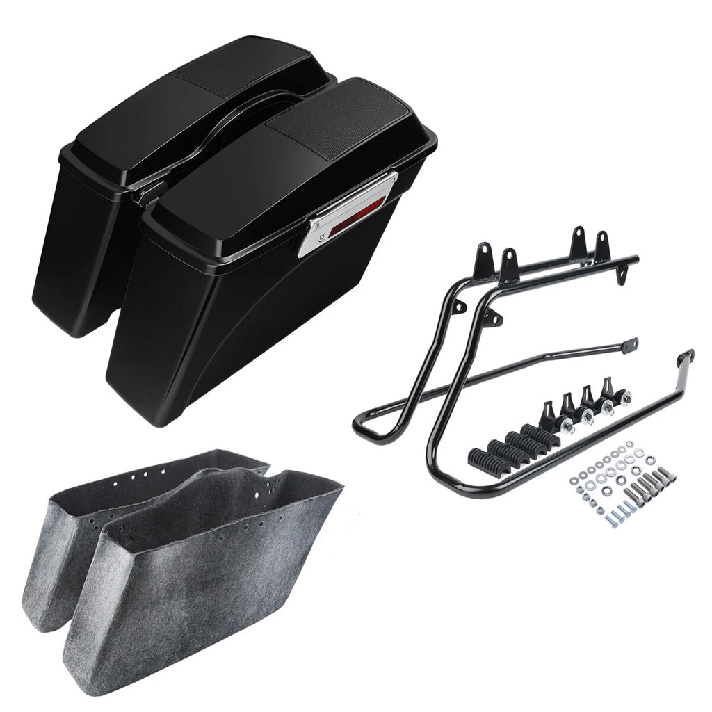 Saddlebag Speaker Lid Conversion Bracket for Harley Softail (1984–2017)