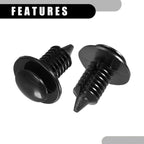 25 Pcs Door Panel Clips No. 6505878AA for Dodge Ram 1500 (2001) Black