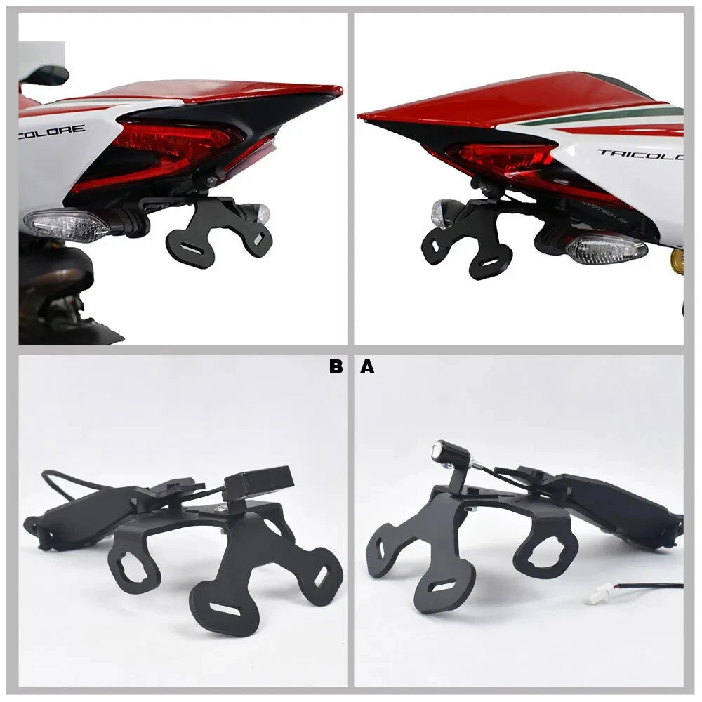 Rear License Plate Holder for Ducati 899 959 1199 1299 Panigale (2013–2019)