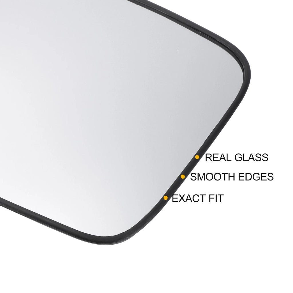 Heated Left Side Mirror Glass for Hyundai Santa Fe (2007–2012) 781954270373