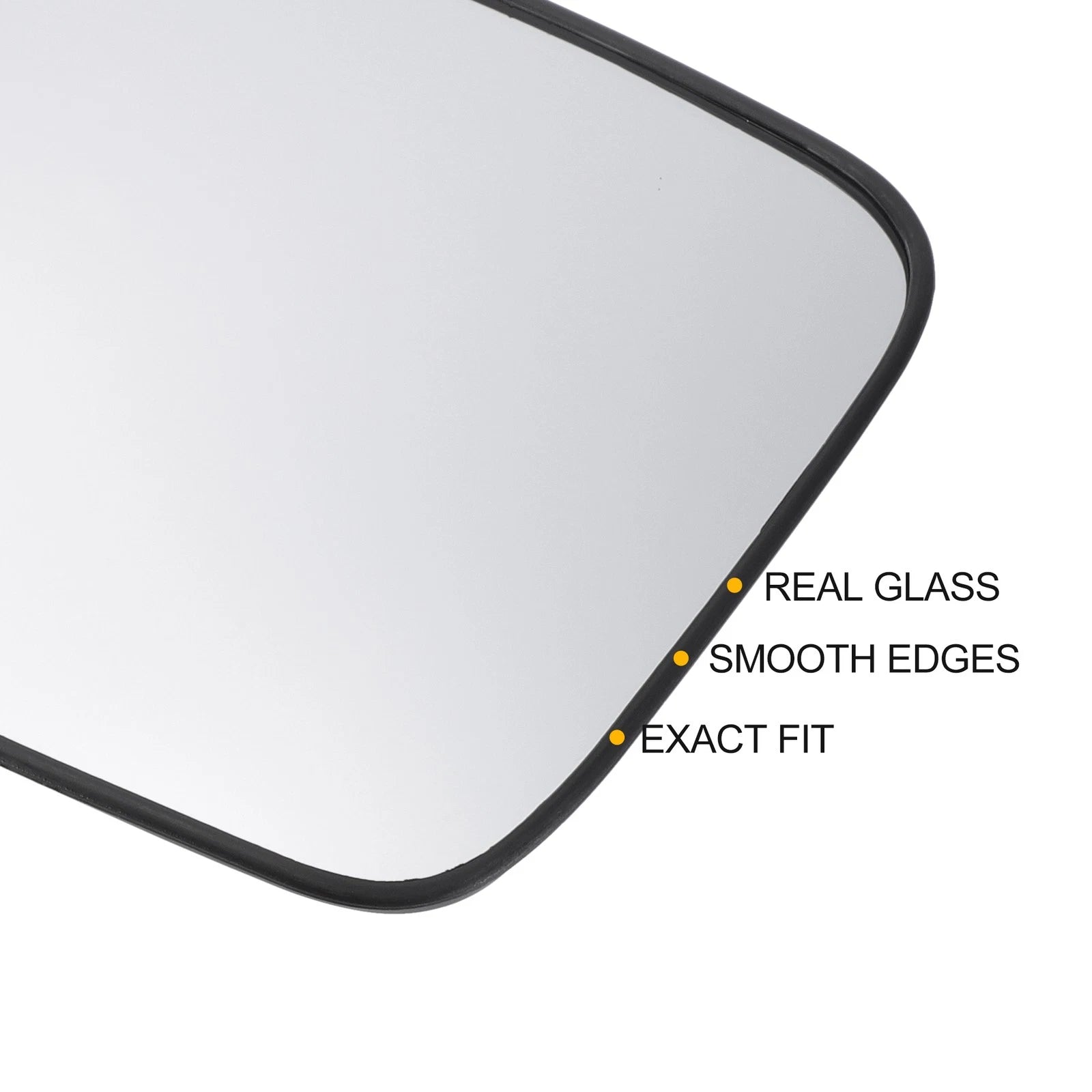 Heated Left Side Mirror Glass for Hyundai Santa Fe (2007–2012) 781954270373