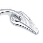 Flame Side Mirrors for Harley (1984–2014) Chrome