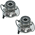 Set of 2 Front Left Timken Wheel Bearing and Hub Kits for Chevrolet GMC (AWD)