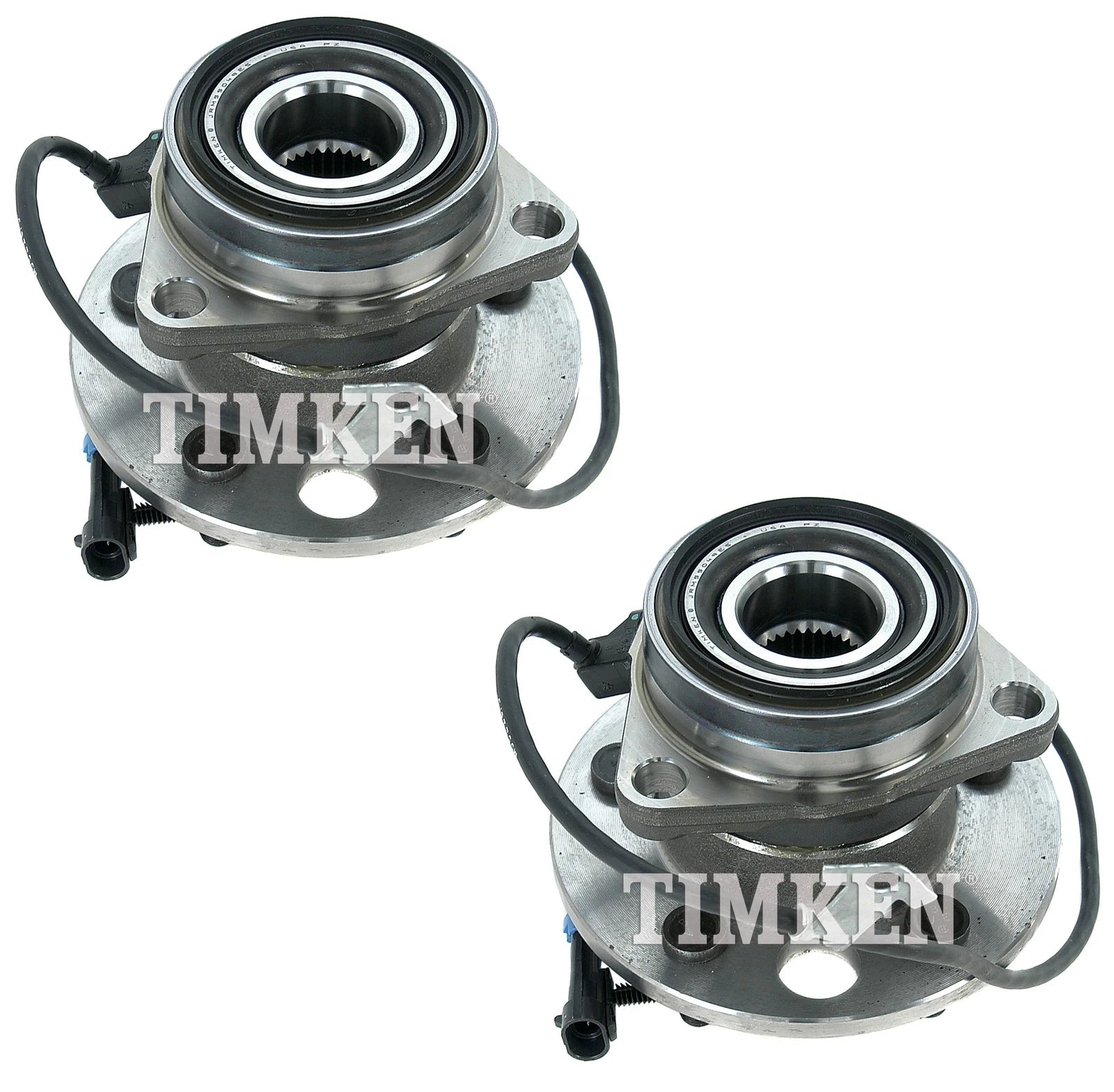 Set of 2 Front Left Timken Wheel Bearing and Hub Kits for Chevrolet GMC (AWD)