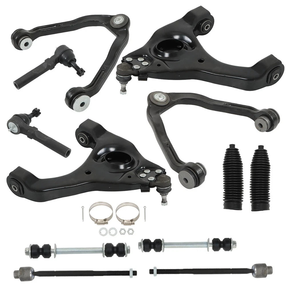 Set of 12 Front Control Arms for GMC Sierra, Chevrolet Silverado 1500 (1999–2006)