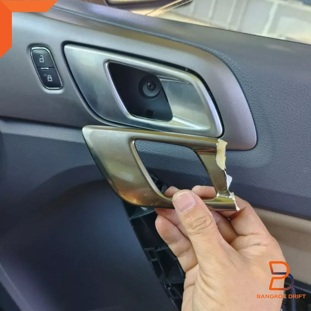 Chrome Inner Door Handle Lever Kit for Ford Ranger, Mazda BT-50 (2012-2021)