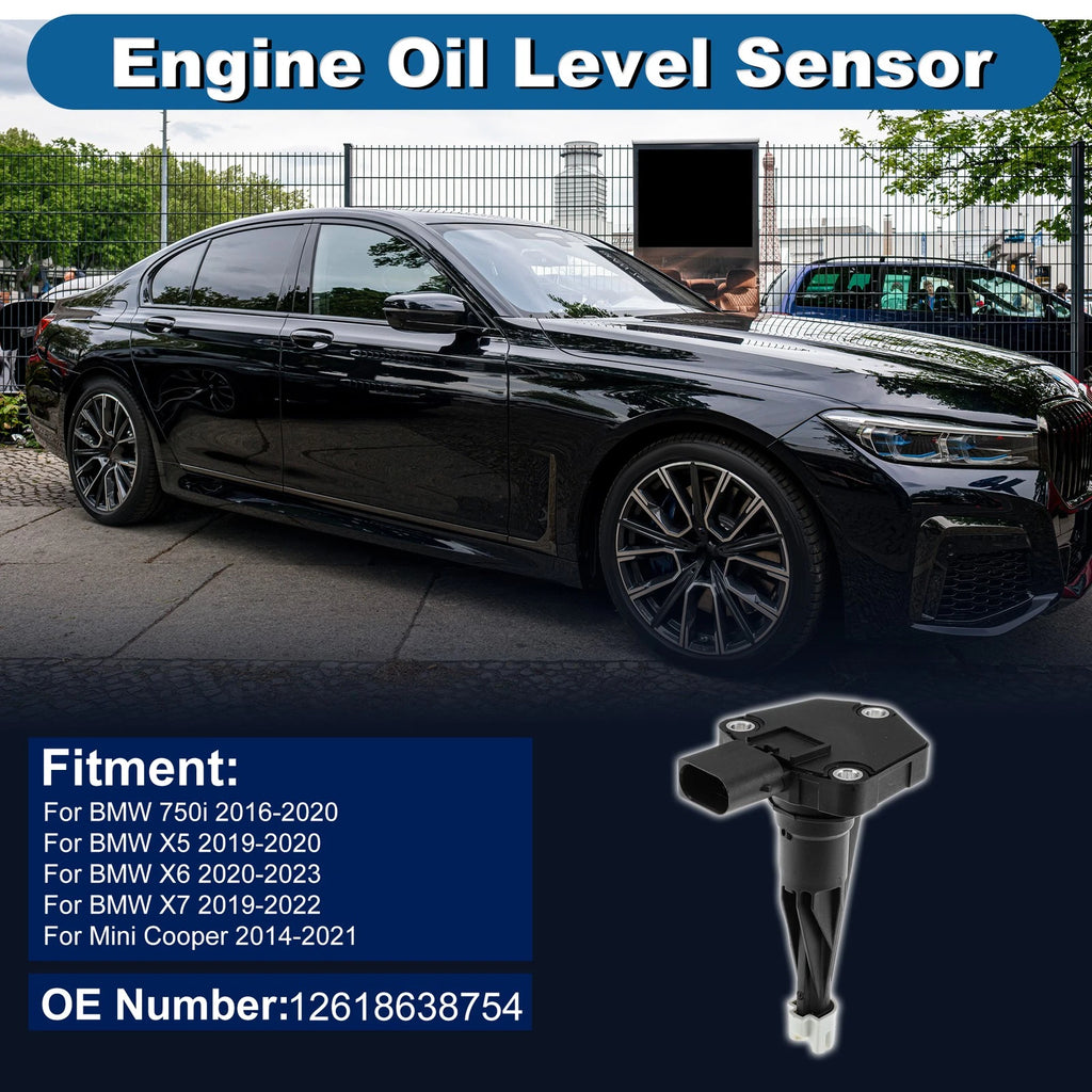 Engine Oil Level Sensor for BMW 750i (2016–2020) Replace 12618638754