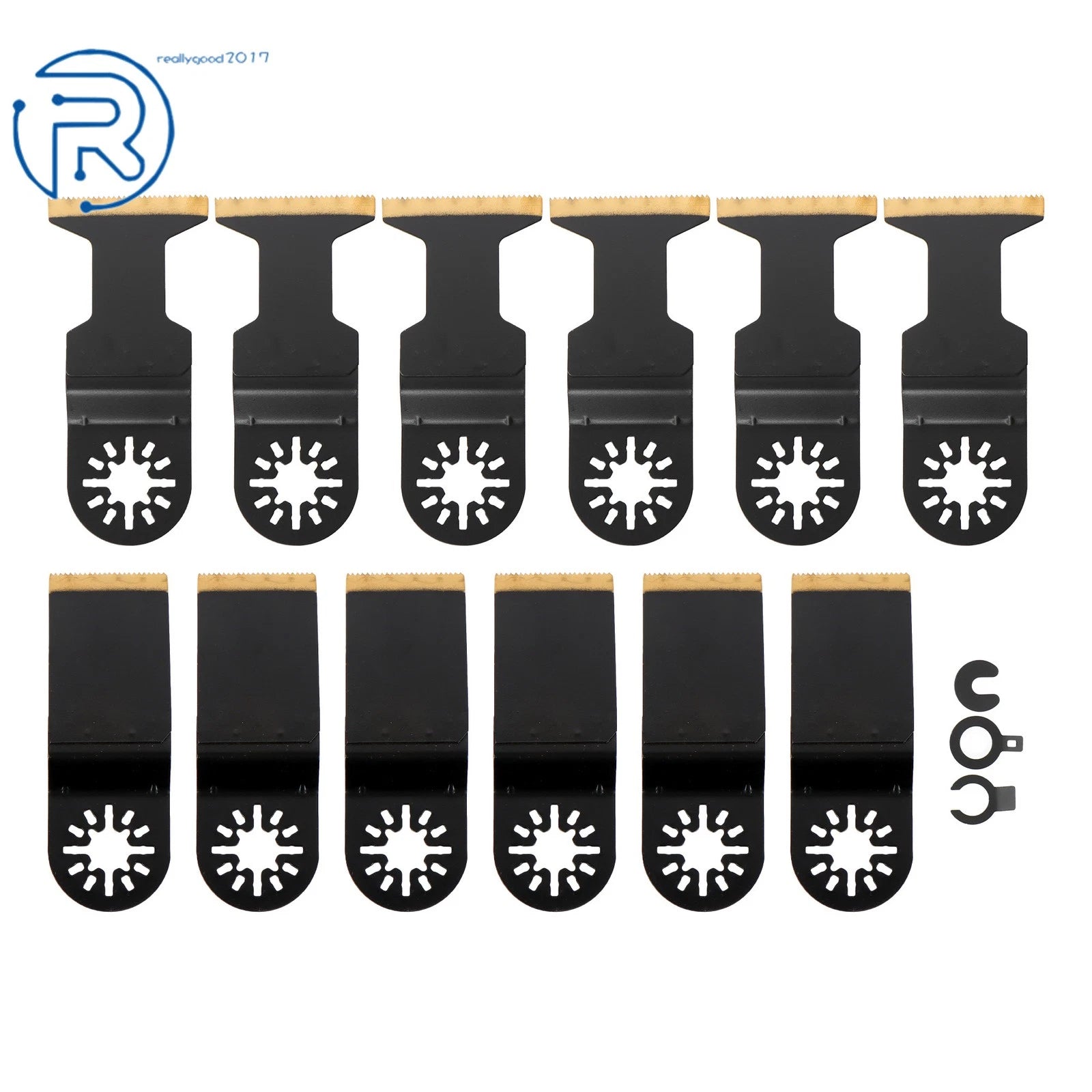 Set of 6 Oscillating Tool Blades 34mm/1.34Inch & 44mm/1.73Inch