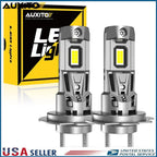 2X AUXITO H7 LED Headlight Bulbs for