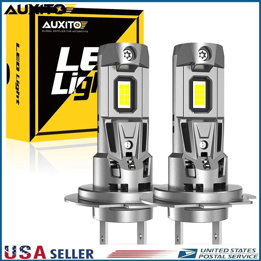 2X AUXITO H7 LED Headlight Bulbs for
