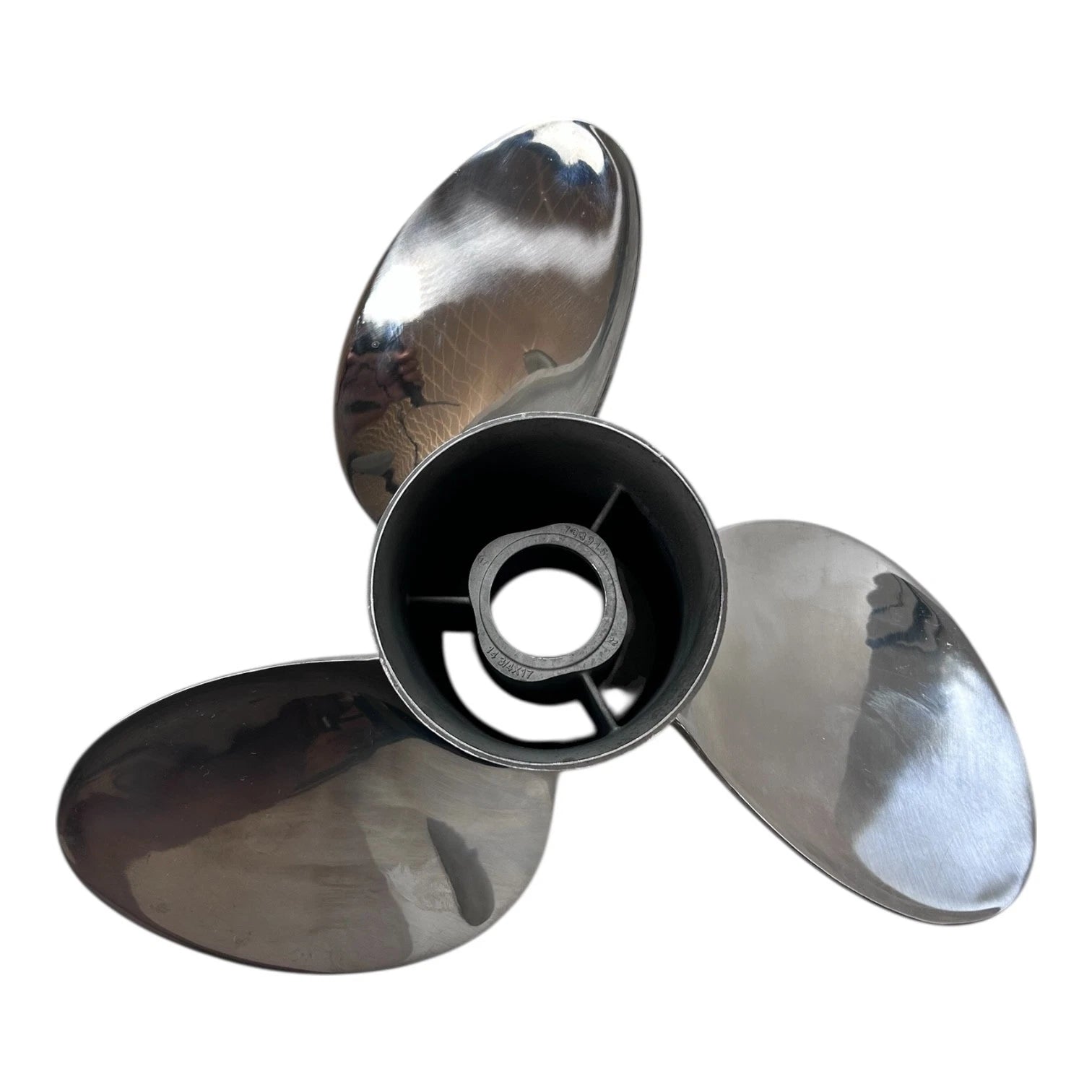 3X 14 3/4 x 17LTR Viper Stainless Steel Propeller for Evinrude Johnson (N/A)