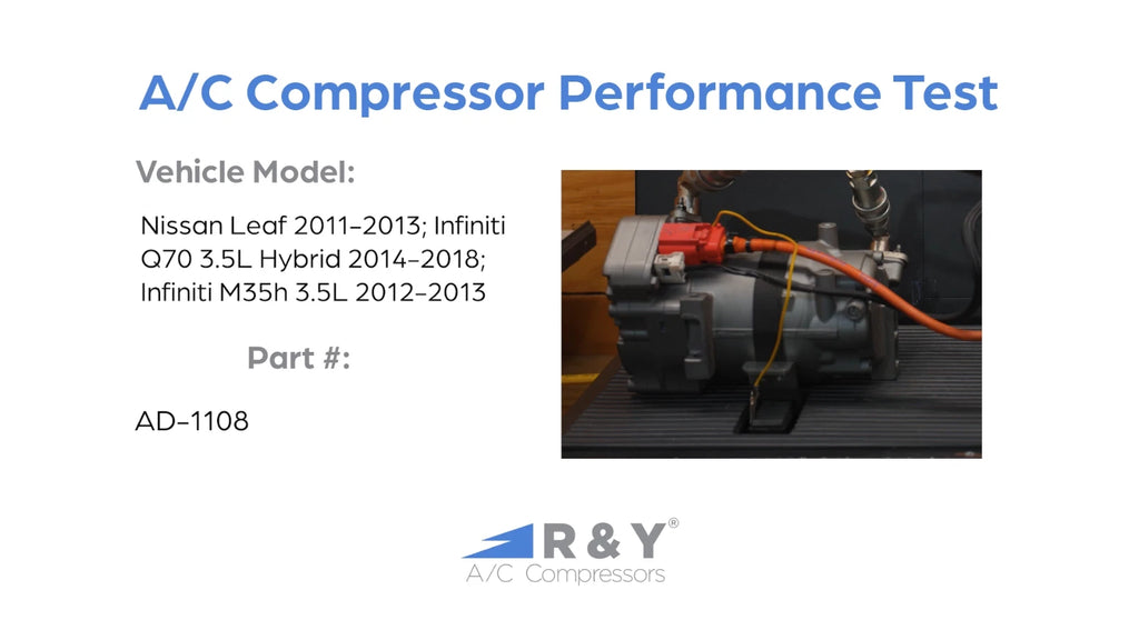 AC Compressor Kit with Condenser Replacement for Infiniti M35h (2012-2015)
