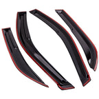 4 Pcs Smoke Window Visor Sun Rain Guard Vent Shade fit Toyota Corolla 2009-2013