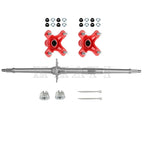 Rear Axle Shaft w/Red Wheel Hubs for Honda TRX400X (2009, 2012–2014)
