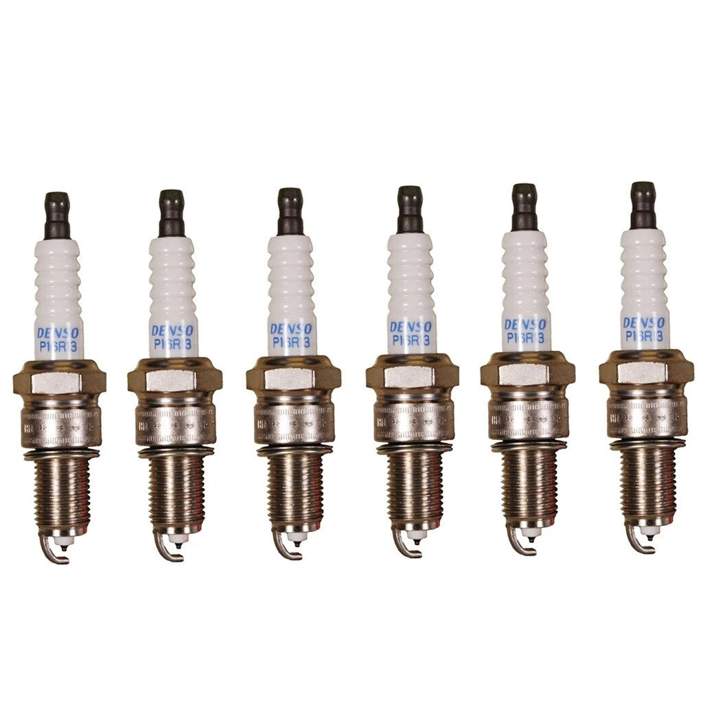 Set of 6 Denso Double Platinum Spark Plugs for Chrysler Dodge Plymouth V6 (0.050 Gap)