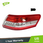 Chrome Right Passenger Side Tail Light for Toyota Camry (2010–2011)