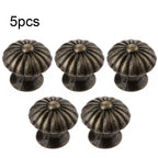 5Pcs Antique Pull Knob Handles for Cabinet Drawer Dresser