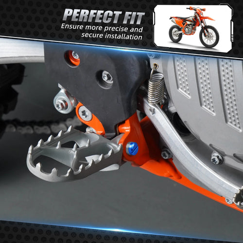 1 Pair Foot Pegs for Yamaha YZ125 YZ250 WR250F WR450F (1998–2022)
