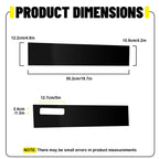 Set of 4 Gloss Black Door Side Window Pillar Post Covers for Ford F-150 (2015–2021)