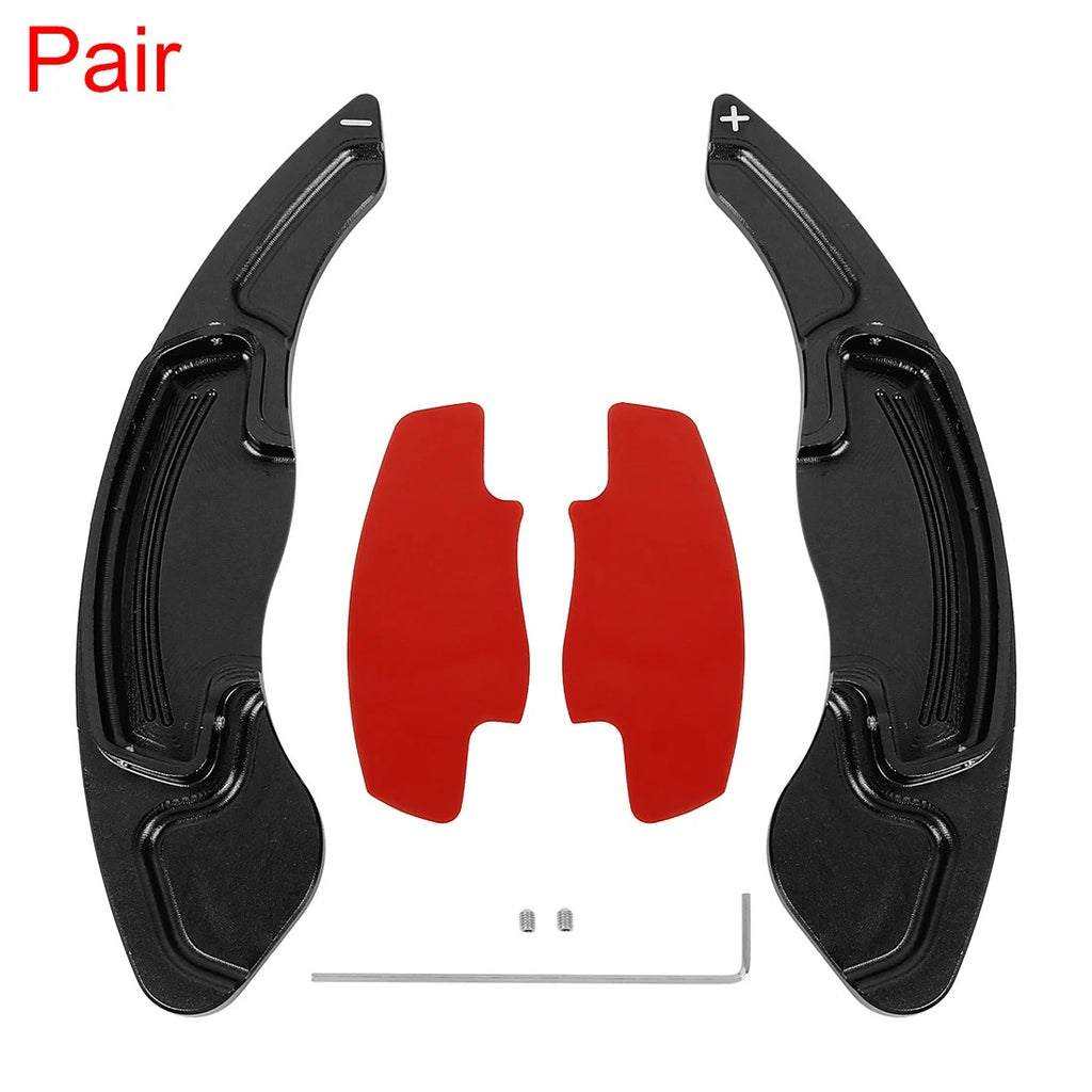Pair Aluminum Alloy Black Shift Paddle for Honda Accord Civic (2016–2023)