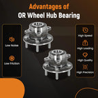 Rear Wheel Hub Bearing for Ford Fusion (2013–2016) AWD