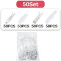 Set of 50 Car Electrical Wire Connectors Copper Crimp Terminal 4.0mm