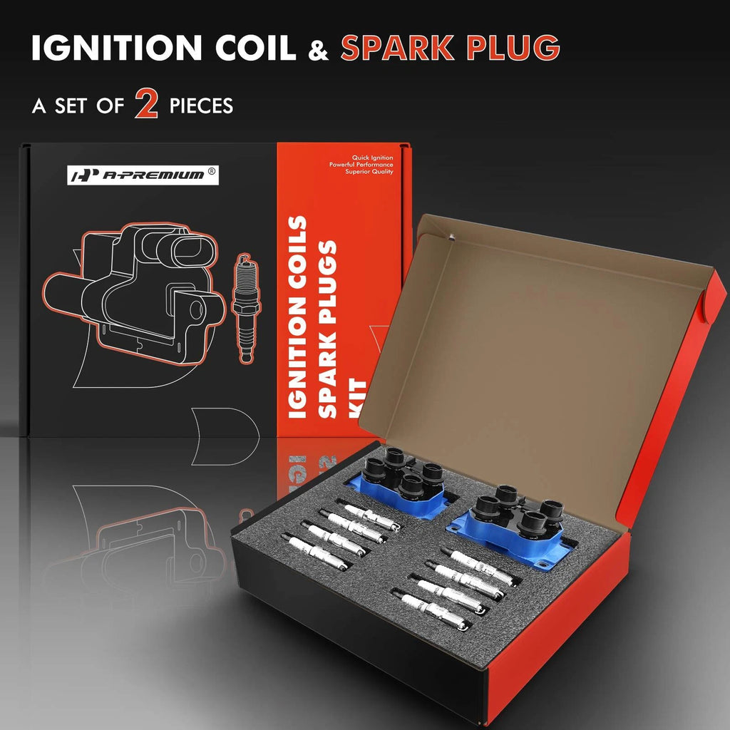2x Ignition Coil & 8x Iridium Spark Plug for Ford F-150 (2004-2020)