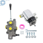 2X 16 GPM 2 Stage Pump and 25 GPM Auto Detent Valve Log Splitter Kit