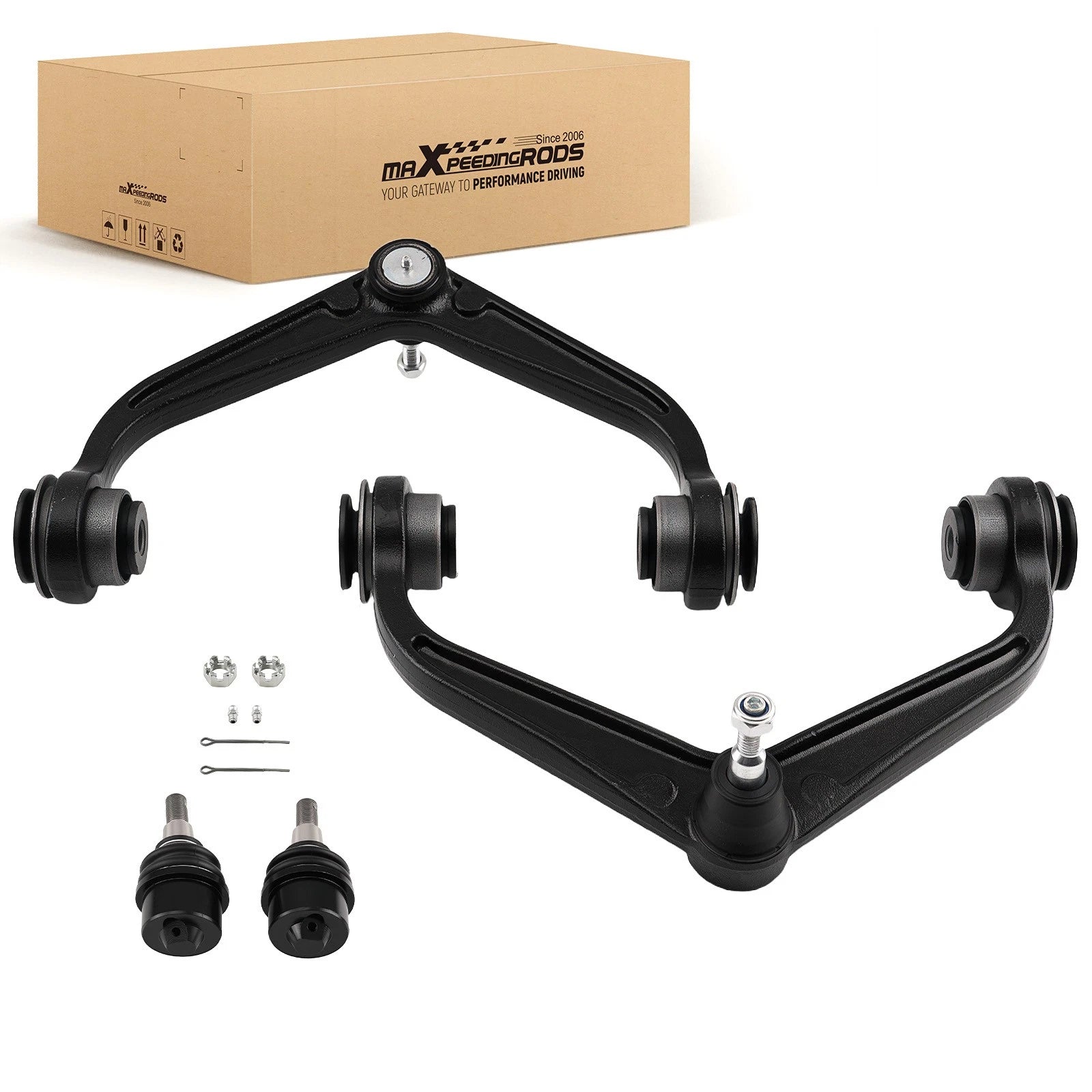 Front Upper Control Arms Ball Joints for Chevy Silverado GMC Sierra 2500 3500 HD