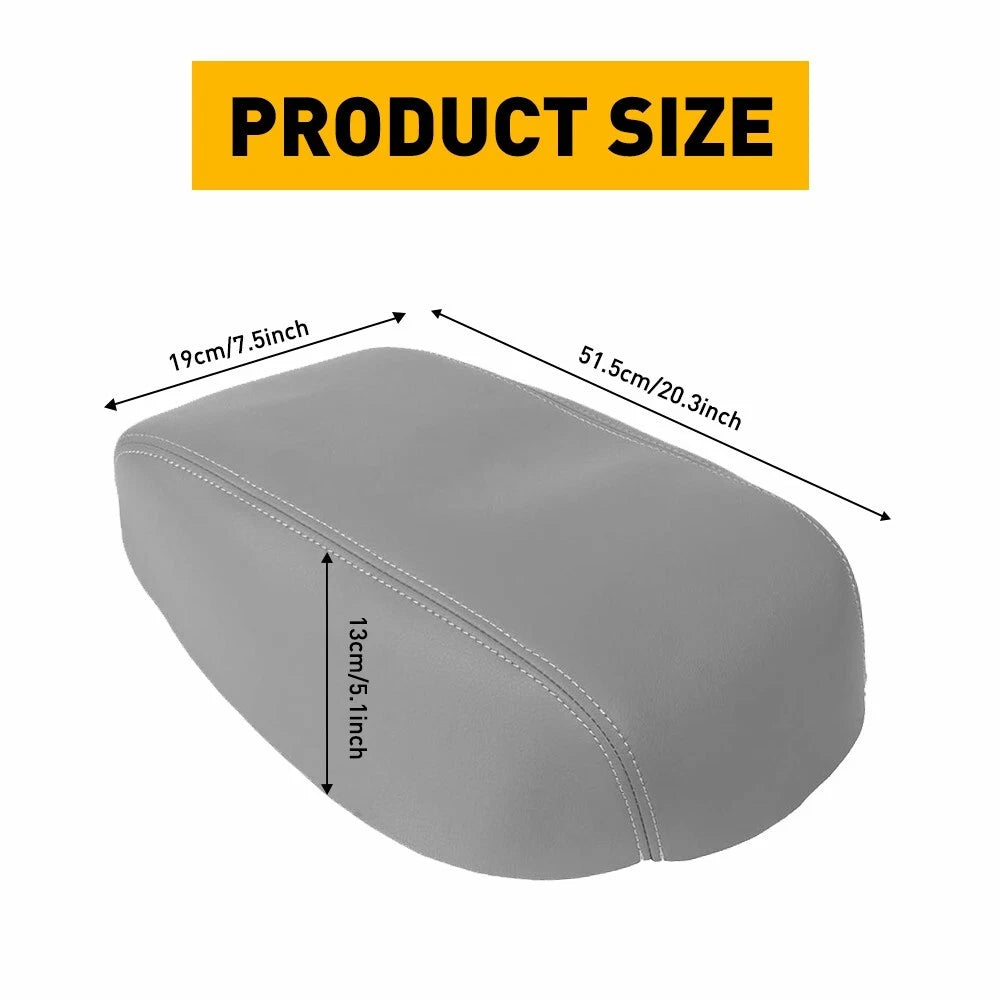 Center Console Lid Armrest Cover for Toyota Camry (2007â2011) Leather Gray