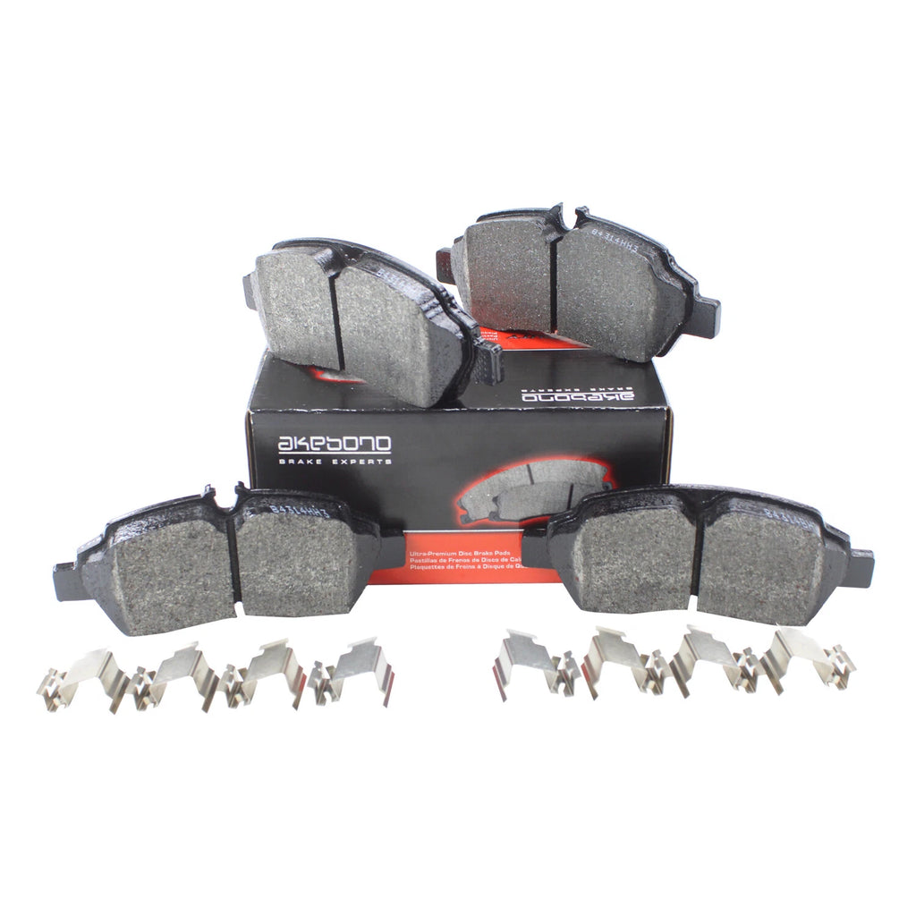 Set of 4 Akebono Severe Duty Rear Disc Brake Pads for Ford Transit 150 250 350 HD