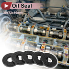Set of 5 Rotary Shaft Oil Seals 30x72x10mm Nitrile Rubber for Various Models