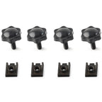 Set of 4 Saddlebag Lock Mounting Theft Deterrent Bolts for Harley FLHT