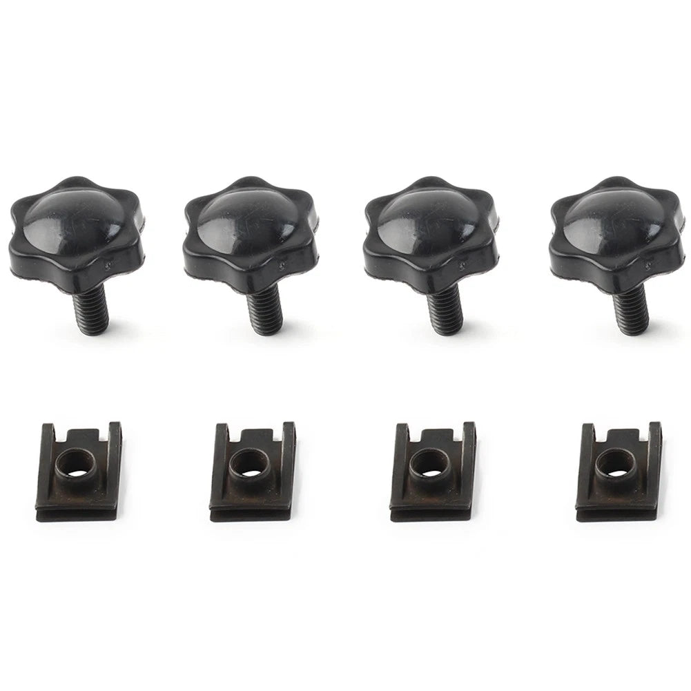 Set of 4 Saddlebag Lock Mounting Theft Deterrent Bolts for Harley FLHT